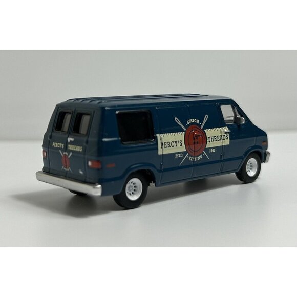 Percy’s Threads Greenlight 2011 Die Case 1977 Dodge B-100 Van Blue Green Color - Picture 2 of 7